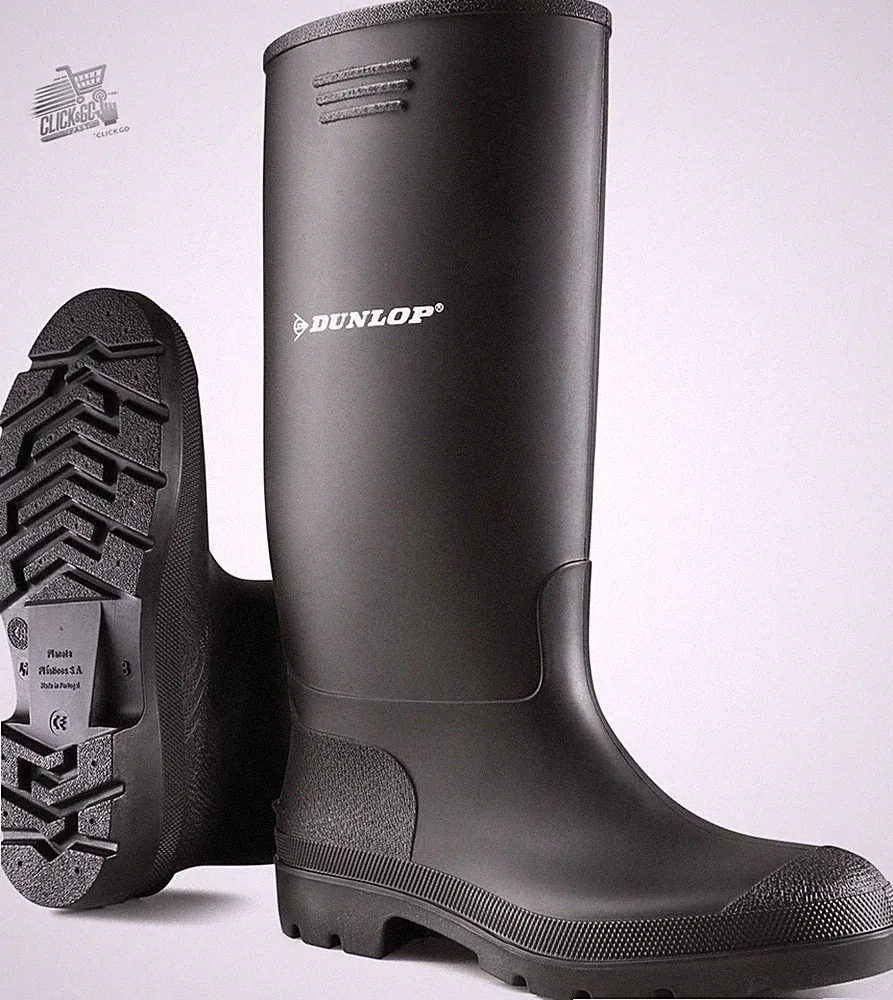 Dunlop Regenstiefel Herren Gummi Gr. 38 wasserdicht Sicherheit Original