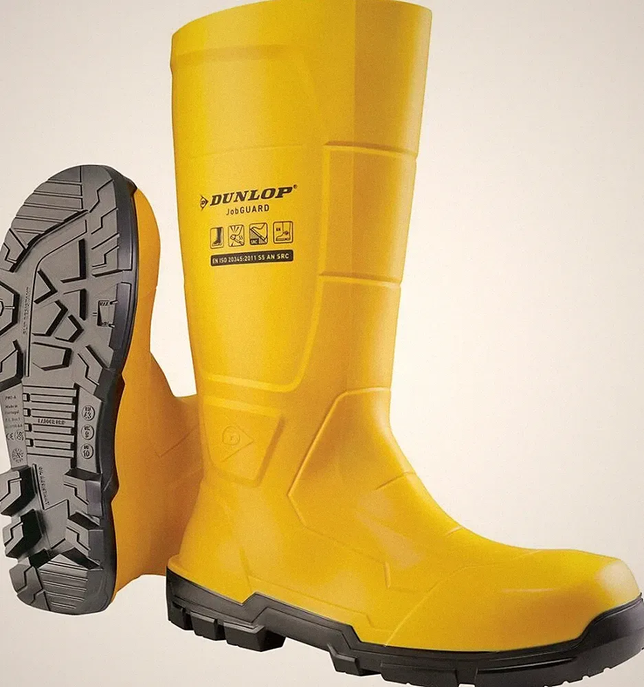 DUNLOP Sicherheitsstiefel Gummistiefel JobGUARD Gummi Stiefel S5 Gr. 37-49