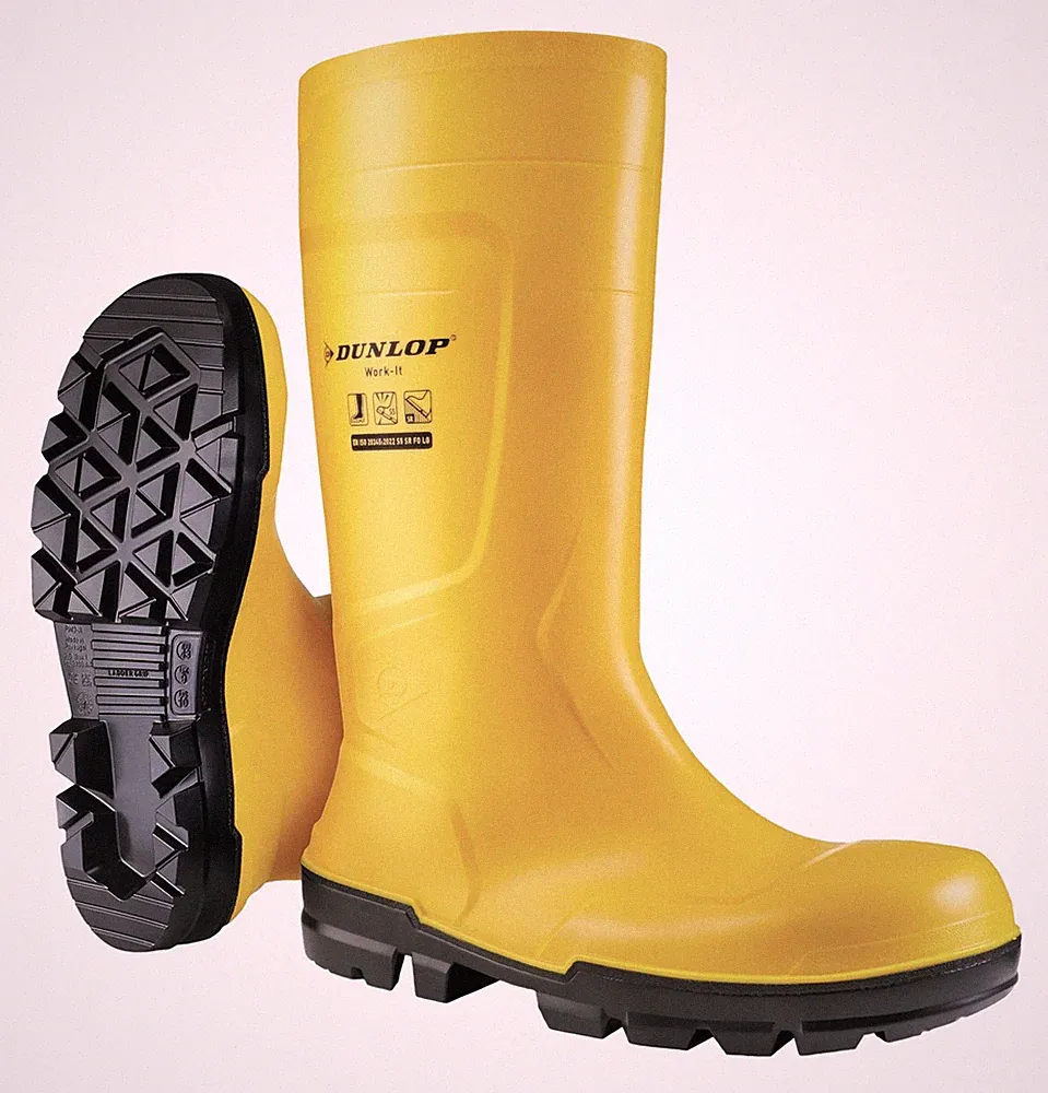 Dunlop Sicherheitsstiefel Work-It FullSafety Yellow PVC SR LO LG S5... 1 Paar