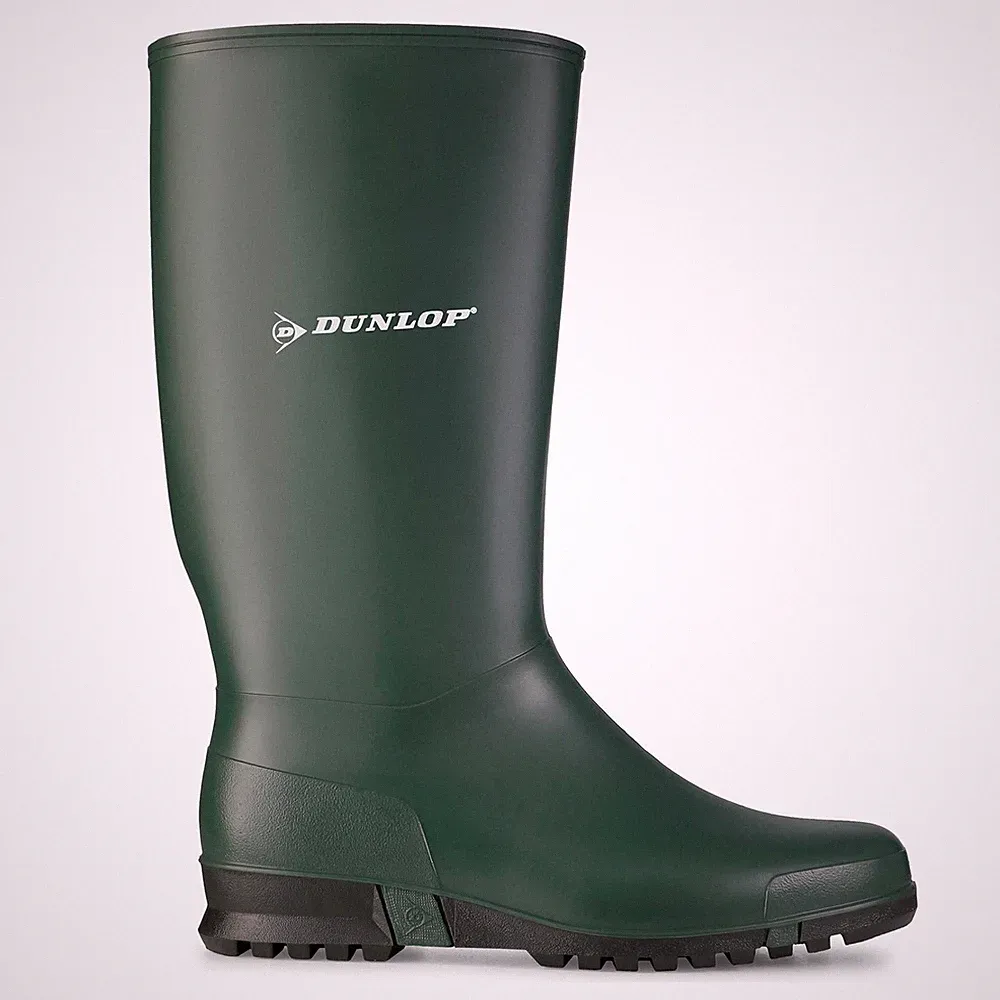 Dunlop Sport Junior Kinder Gummistiefel Wasserfest Regen Gummistiefel Grün