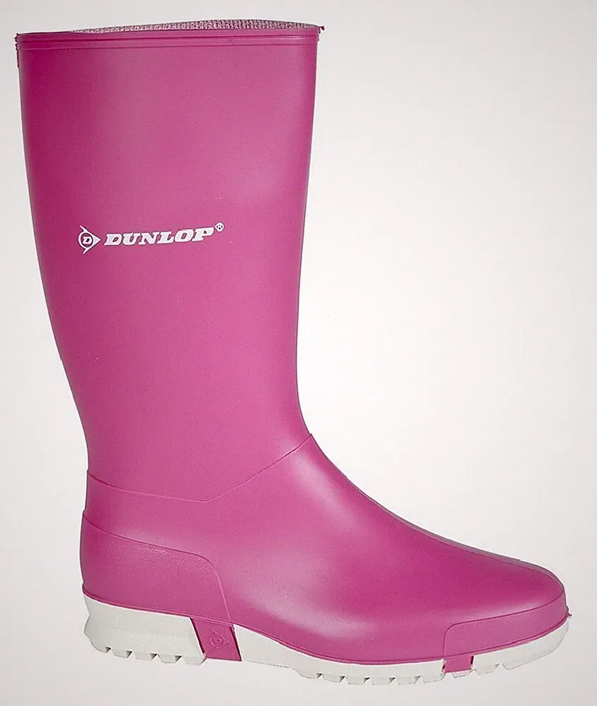 Dunlop Sport Wedge Gummistiefel Pink PVC