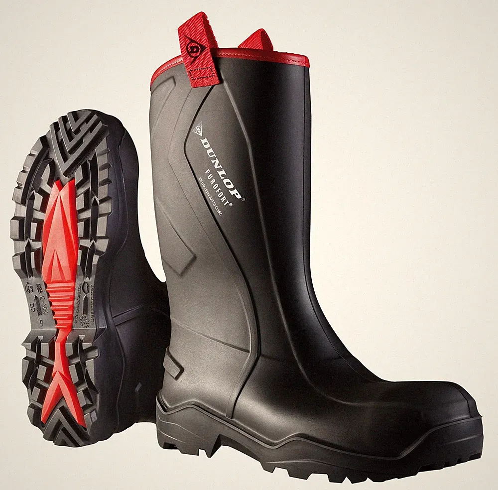 Dunlop Stiefel Purofort+ Rugged Größe 47 schwarz - C762043.CH/47