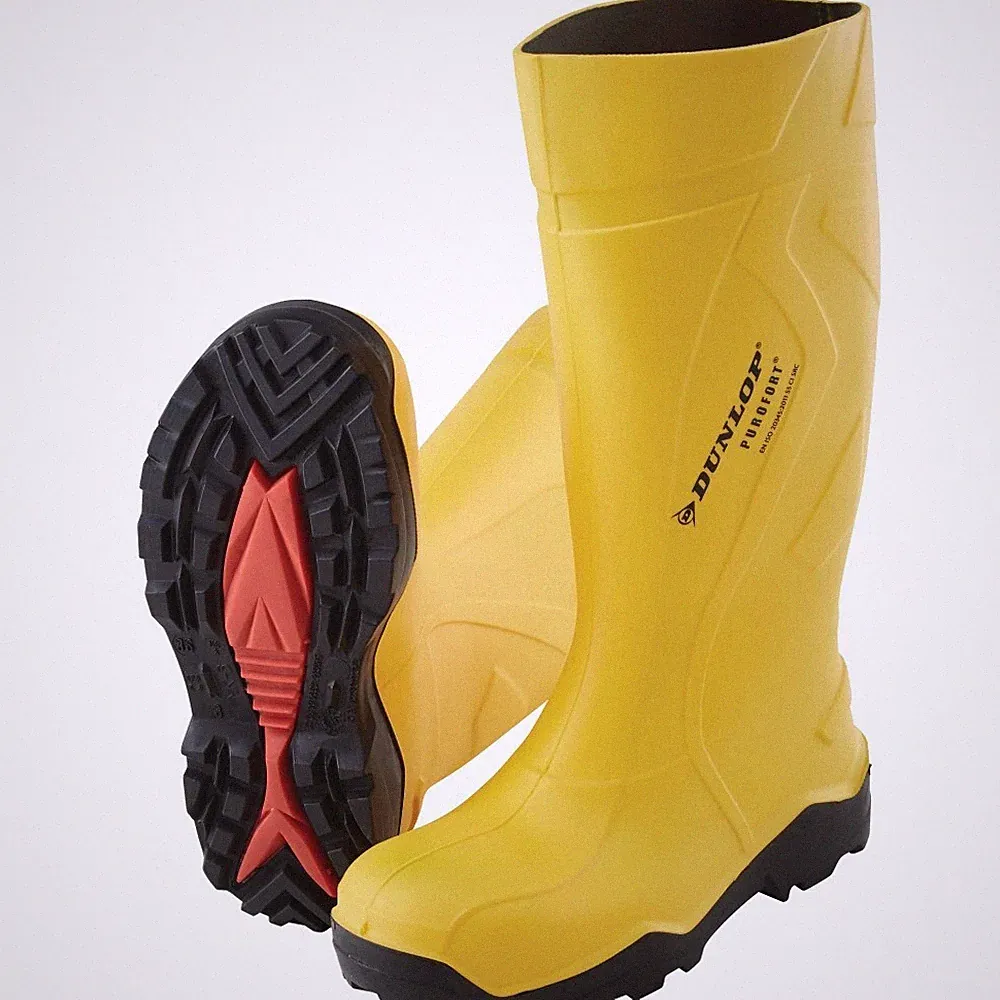 Dunlop Stiefel Purofort+, S5, Gr.36, gelb mit Stahlkappe
