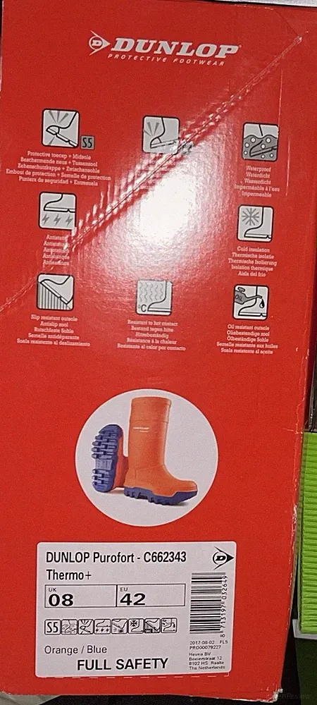 Orange Gummistiefel