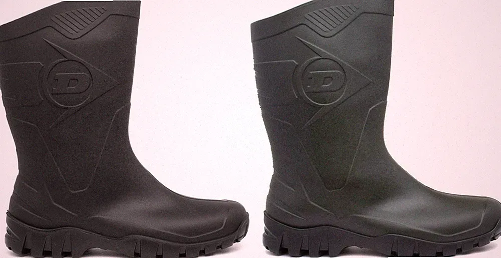 Dunlop W116 HEVEA Unisex Welly Half Length Wide Calf Gummistiefel Gummistiefel