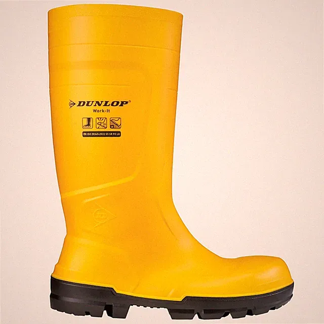 Dunlop Work-It Wasserdichte Sicherheits Wellingtons Outdoor Slip-On