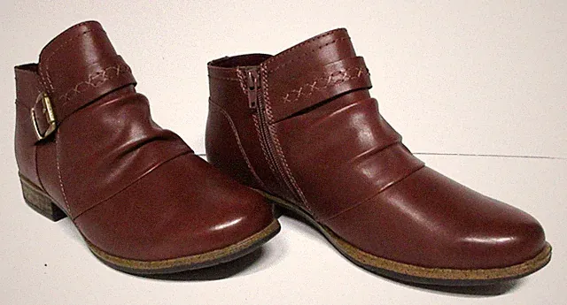 Earth Origins Ladies Ankle Boots Sz 8.5 ABBY WIDE W U.S./ Very Good Condition