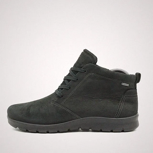 ECCO Damen 215583 Stiefel Schwarz Leder Knöchelhoch Comfort Stiefeletten EU 38