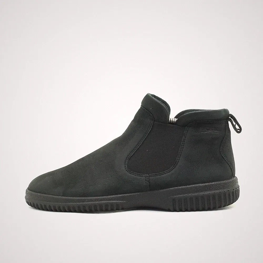 ECCO Damen Chelsea Boot Stiefeletten Schwarz Nubukleder Alltag Boots EU 39