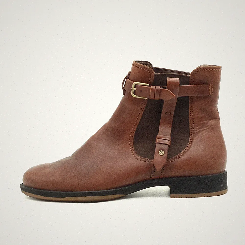 ECCO Damen Reitstil-Stiefelette Stiefel Braun Knöchelhoch Stiefeletten EU 41