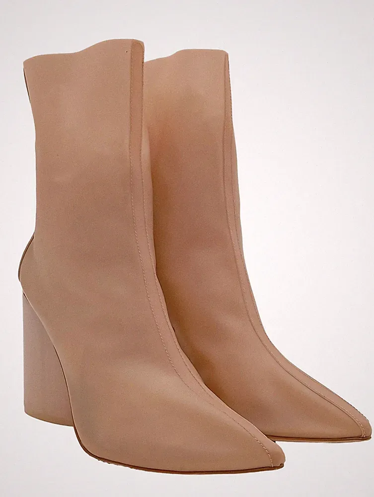 EGO Gummistiefel Damen Stiefel Gr. DE 39 nude Casual-Look