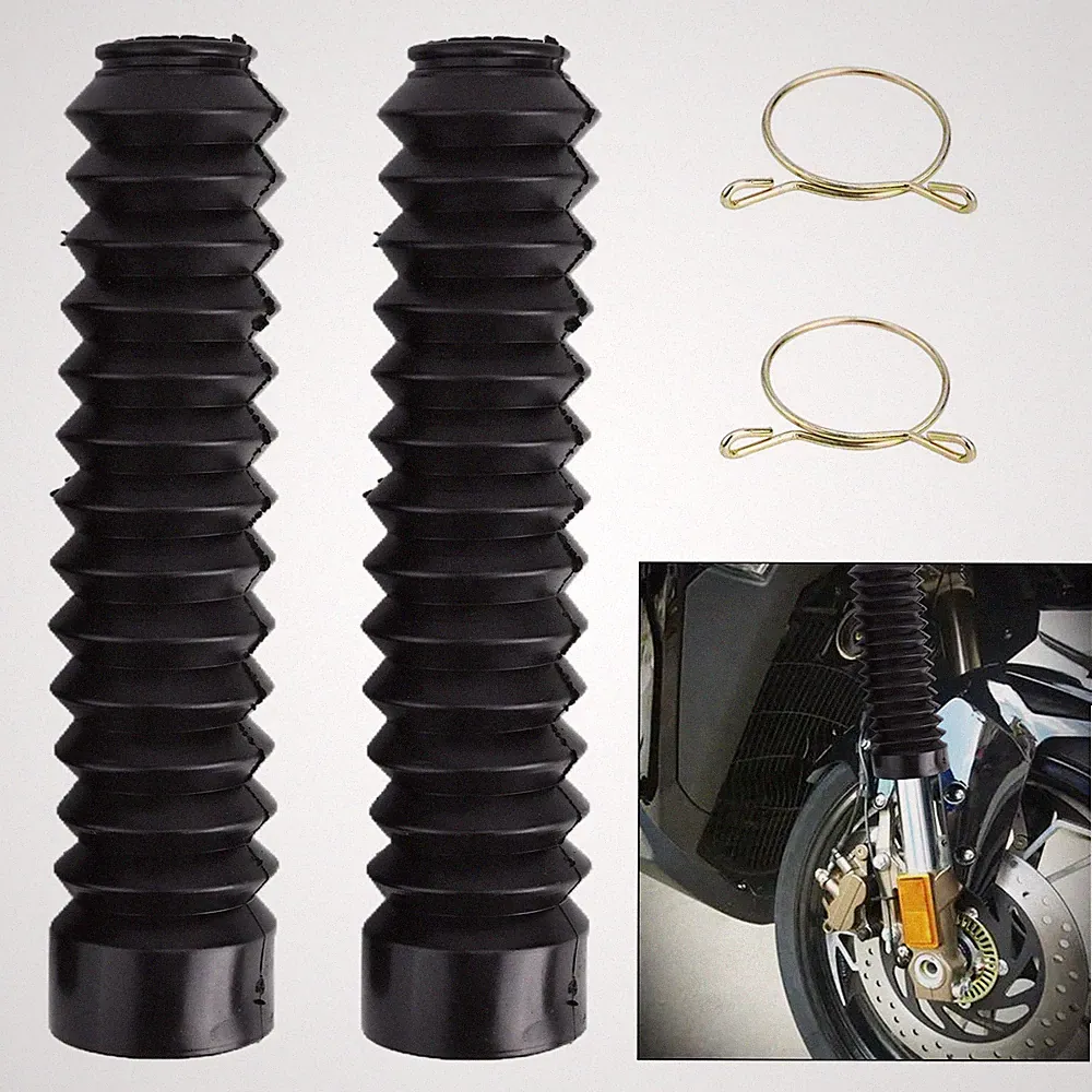 Einfache Installation Offroad Motorrad Gummistiefel Staubkappe für Gabel Falten