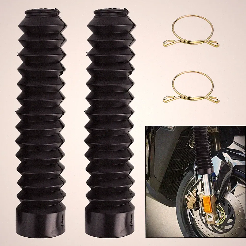 Einfache Installation Offroad Motorrad Gummistiefel Staubkappe für Gabel Falten