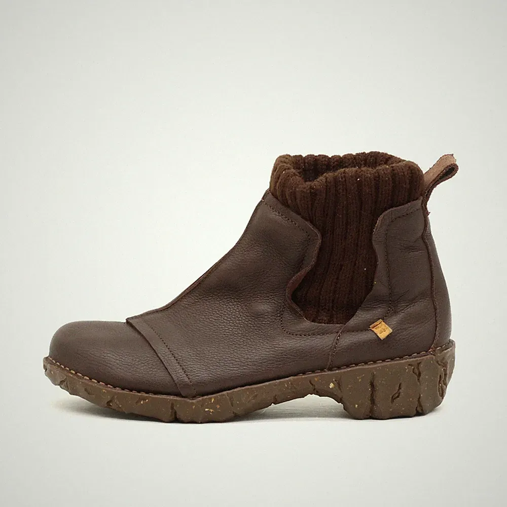 El Naturalista Damen NG44 Nido Stiefeletten Braun Echtleder Chelsea Boots EU 41