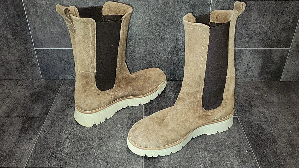 elegante Marco Polo Damen Leder Chelsea Boots Freizeitschuhe Gr.39 super Zustand