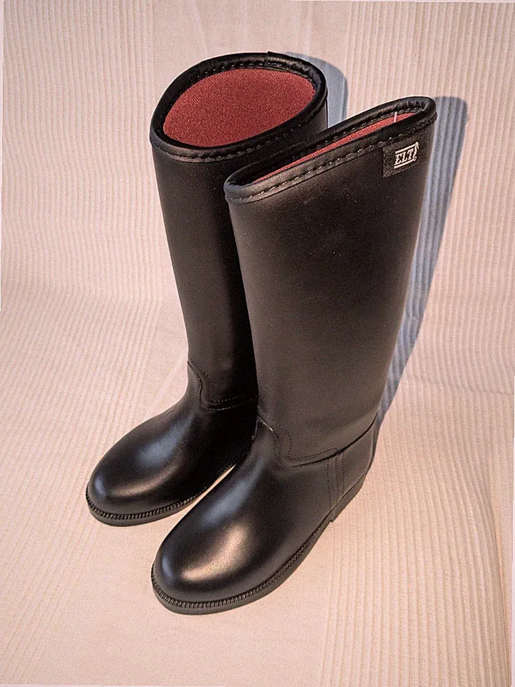 ELT Reitstiefel Kinder Gr. 28 Schwarz Gummi Neu mit Etikett OVP