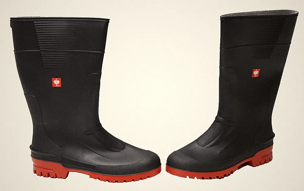 Engelbert Strauss 79740 Wellington Unisex Gummistiefel, Größe: 44EU, Schwarz/Rot