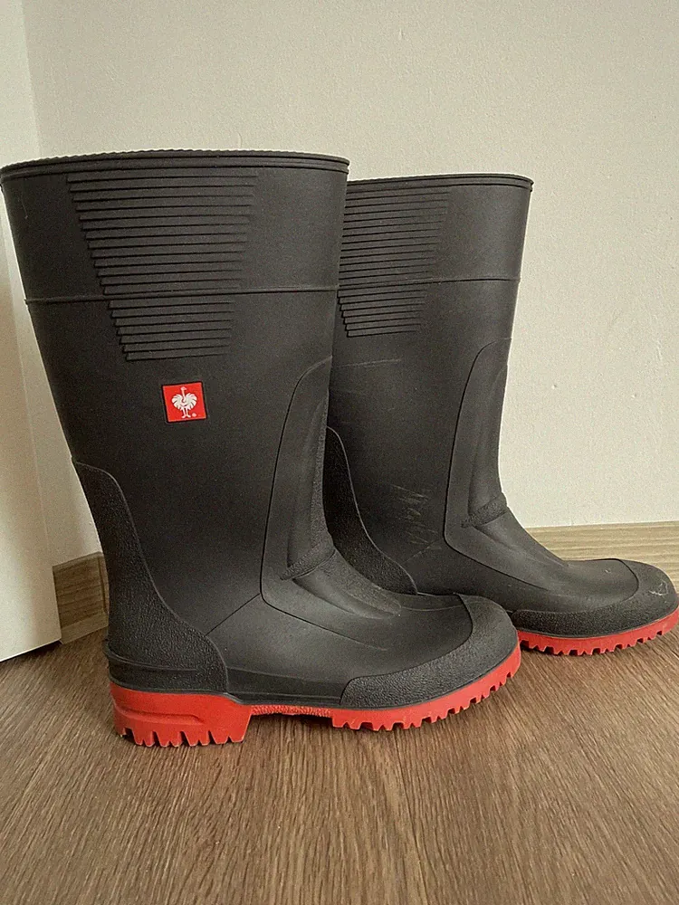 Engelbert Strauss Gummistiefel Gr. 38 Schwarz Rot