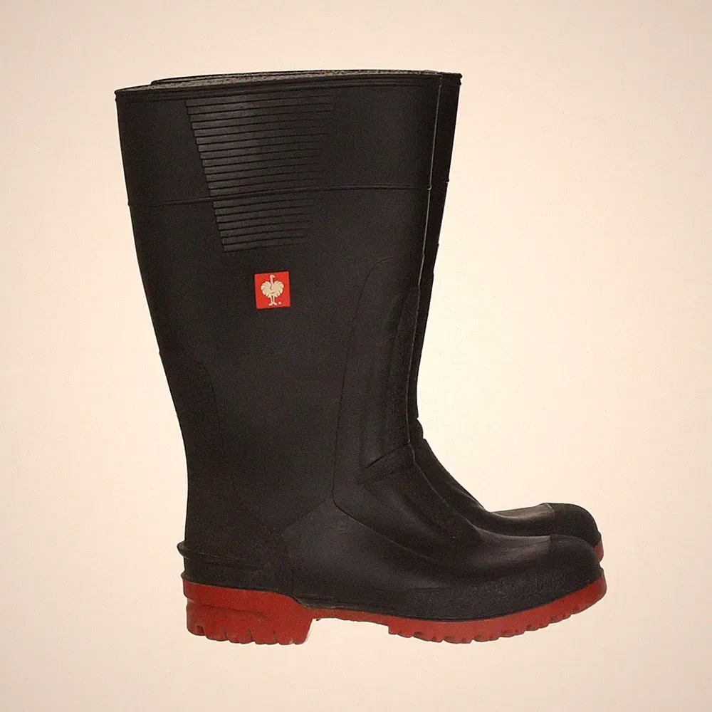 Engelbert Strauss, Gummistiefel, Größe: 36, model: esra-ob, Schwarz/Rot #ZEo