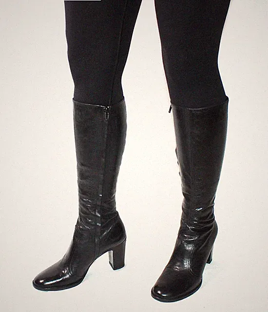 ENRICO ANTINORI VINTAGE 80er DAMENSTIEFEL STIEFELETTE STIVALI BLOG 37 #S10-7#