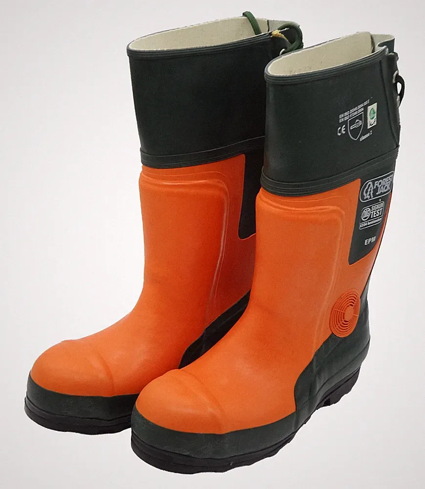 EPM Forest Jack Schnittschutz Gummistiefel Kl. 2 SB E KWF Sägestiefel Stiefel