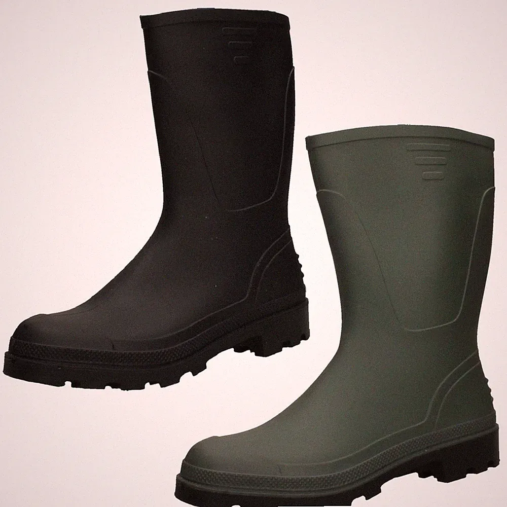 Einfarbig Gummistiefel