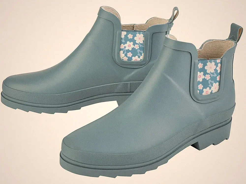 Esmara Damen Regenstiefelette Chelsea Gummi Stiefel Halbstiefel Stiefeletten NEU