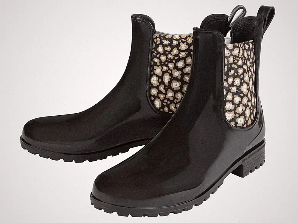 Esmara Damen Regenstiefelette Gummi Stiefel Halbstiefel Stiefeletten NEU