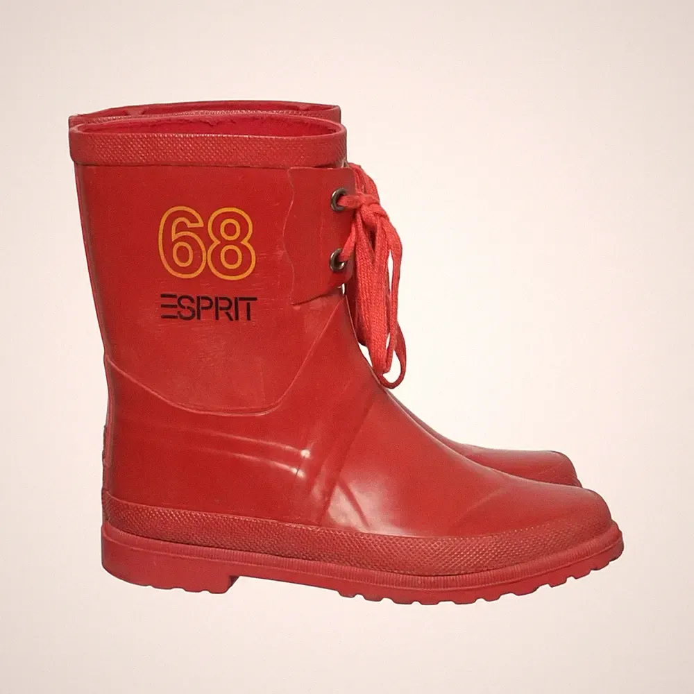 ESPRIT, Kurze Gummistiefel, Größe: 36, Rot, Damen #UFe