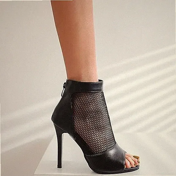 Peeptoe Gummistiefel