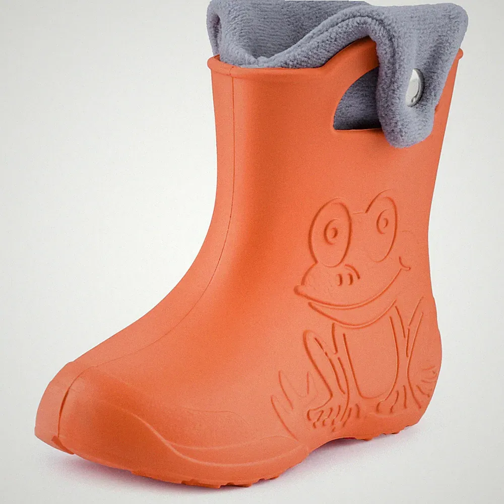 EVA Kinder Jungen Mädchen Gummistiefel Regenschuhe gefüttert Regenstiefel Gum...