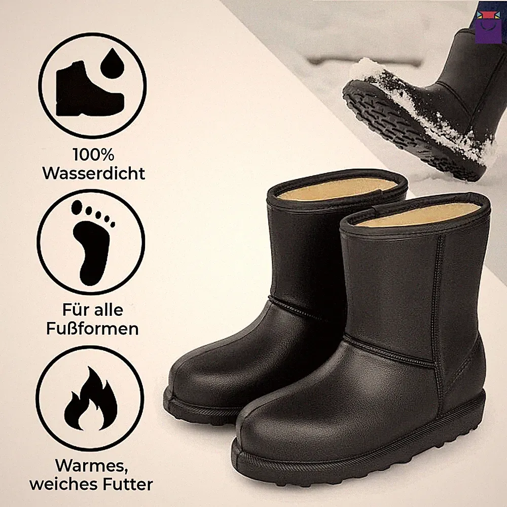 EVEREST Gummistiefel gefüttert Thermostiefel Leicht EVA Damen Winterstiefel Warm