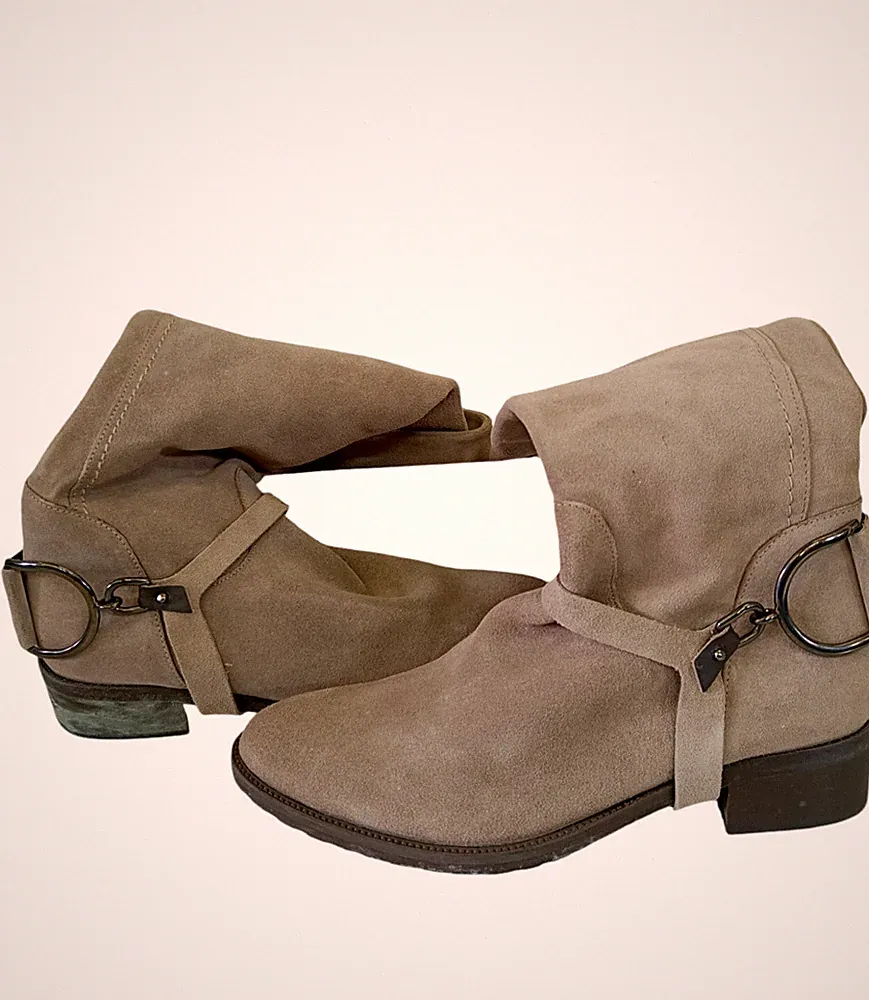 Beige Over-Knee