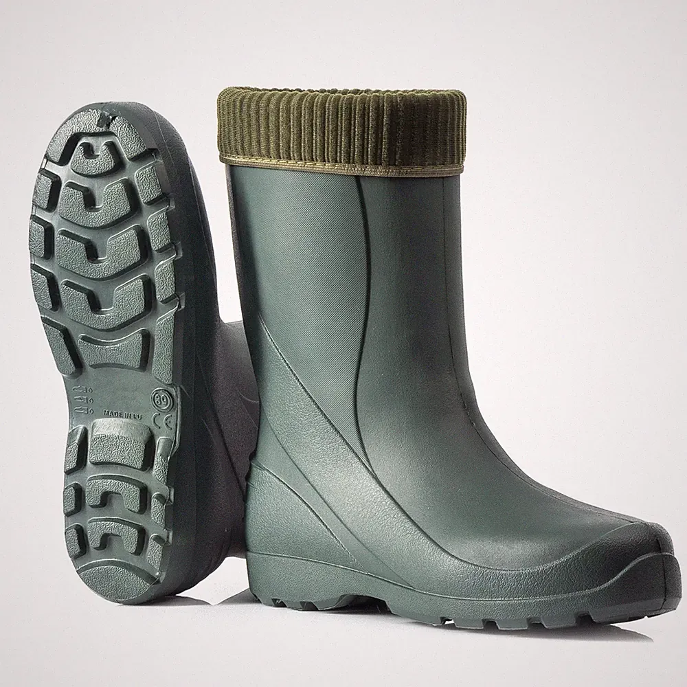 Federleichte Gummistiefel gefütterte Damen Winter Regen Thermo Stiefel Gr 36-42
