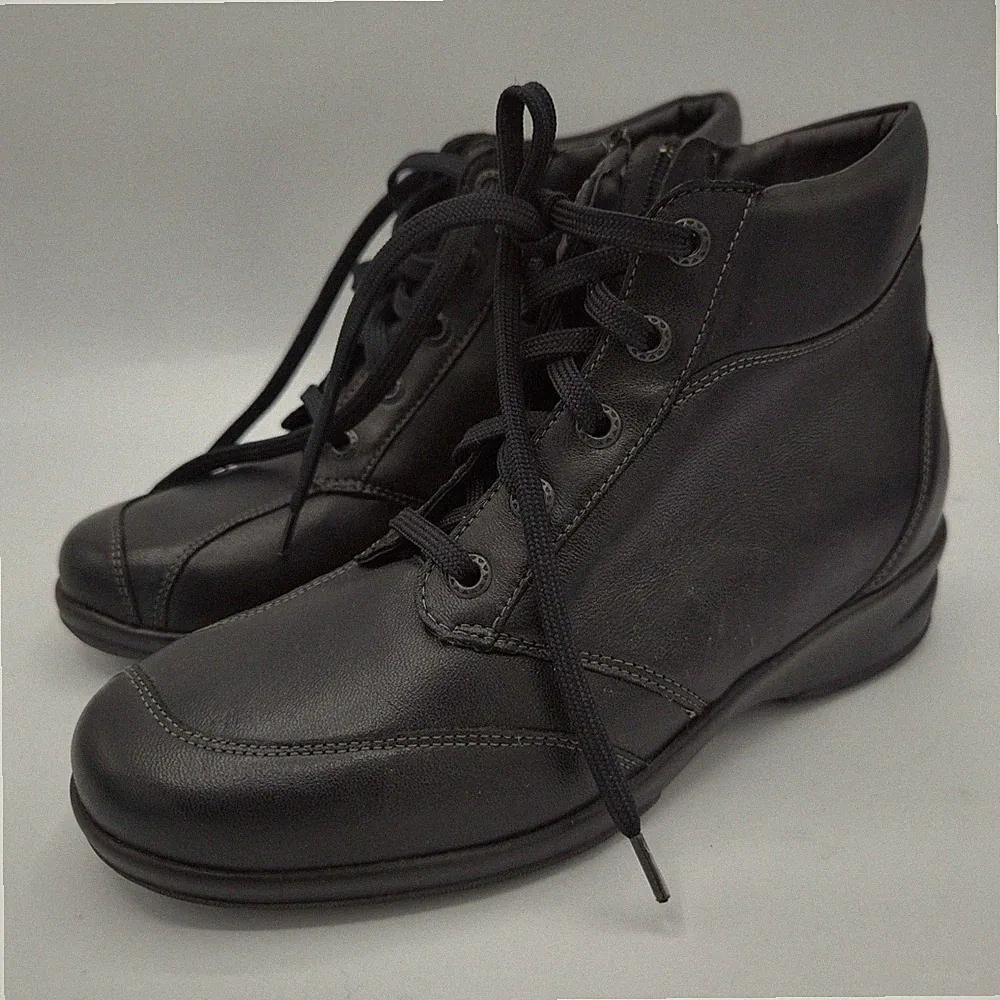 Fidelio Gr 37 1/2 Damen Stiefel Stiefeletten Boots UK 4,5 Neuwertig Karton83