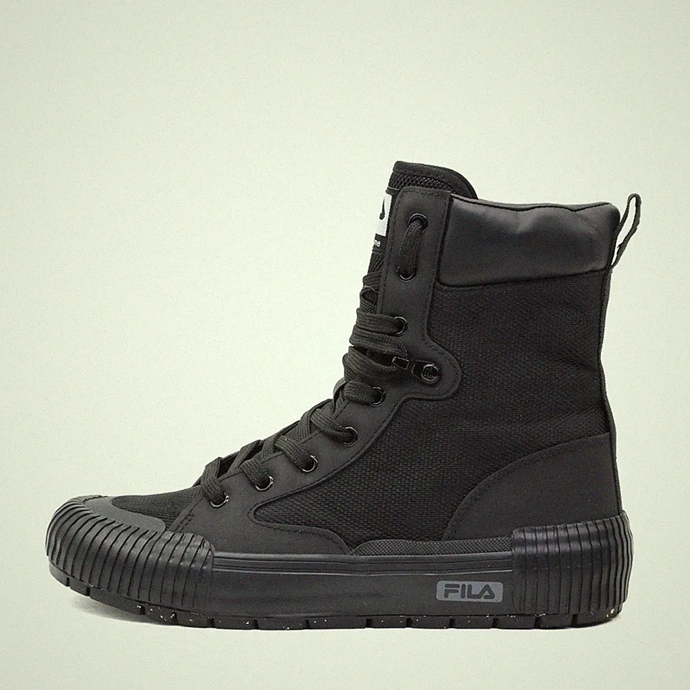 Fila Damen Cityblock High Wmn Stiefel Schwarz Canvas Boots Schnürstiefel EU 37