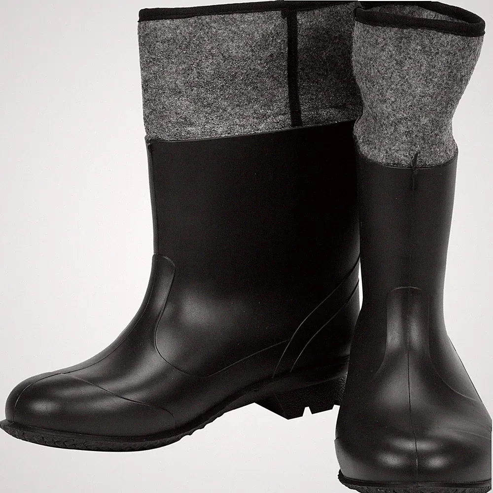 Filzstiefel Aus PVC Größe 45 Für Forstwirtschaft Gartenarbeit Schlamm Schuhe