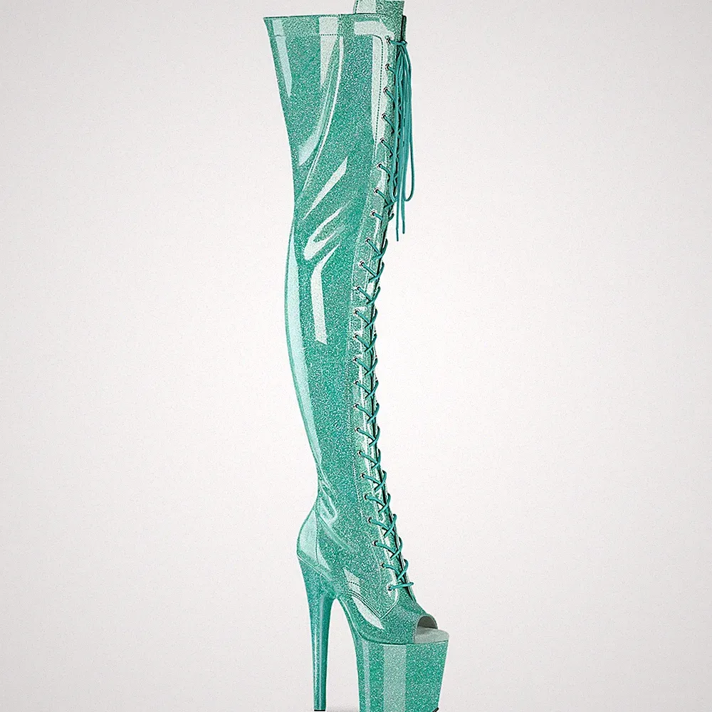 Peeptoe Over-Knee