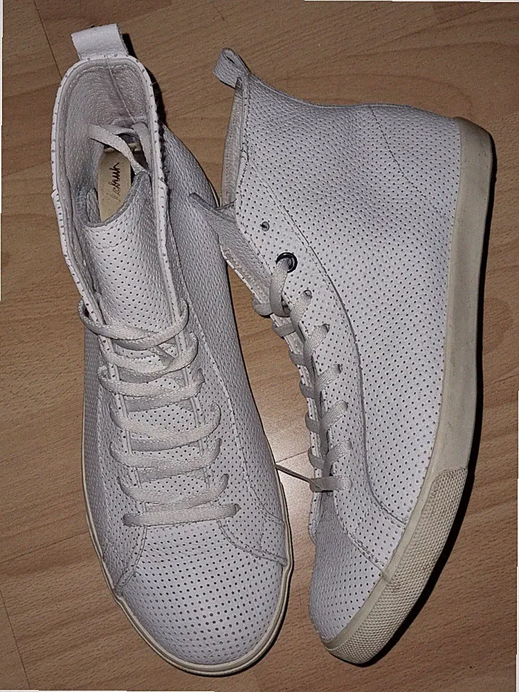 Flip Flop Stiefelette Damen Ankle Boots Booties Gr.38 UK 5 Weiß
