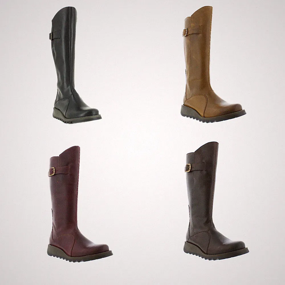 Keilabsatz Motorradstiefel