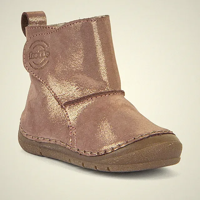 Froddo Mädchen Rosa Schuhe Stiefel Winterstiefel Outdoor Leder Alltag G2160082-6
