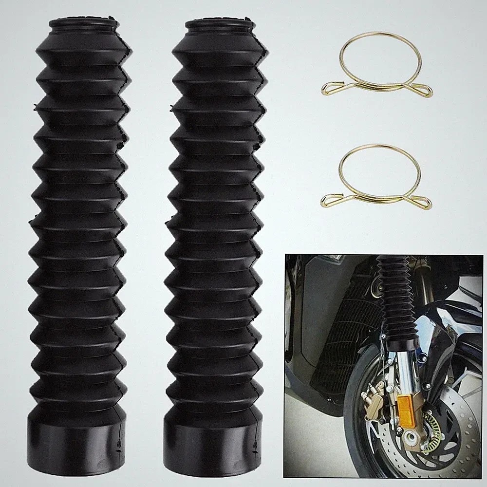 Gabel schützen und pflegen mit Offroad Motorrad Gummistiefel Staubkappe