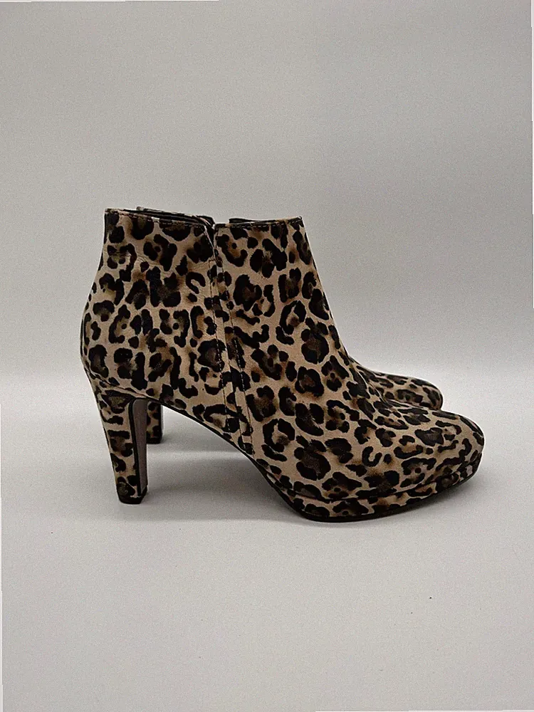 Gabor Ankle Damen Stiefel Tiger Beige/Schwarz EUR 41