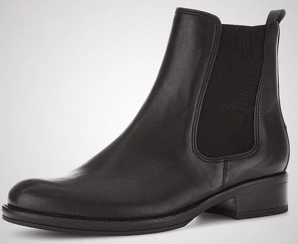 GABOR Chelseaboots Blockabsatz, Stiefelette mit OPTIFIT-Wechselfußbett , Gr. 35