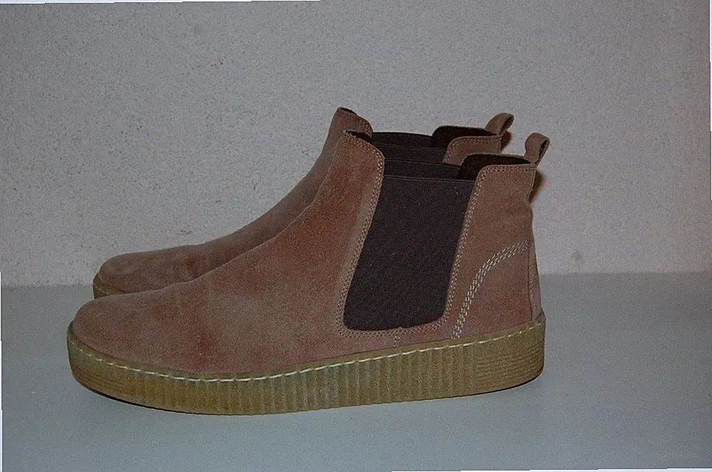 GABOR COMFORT Leder Boots Chelsea Gr. 8,5 EU 42-42,5 NP 100