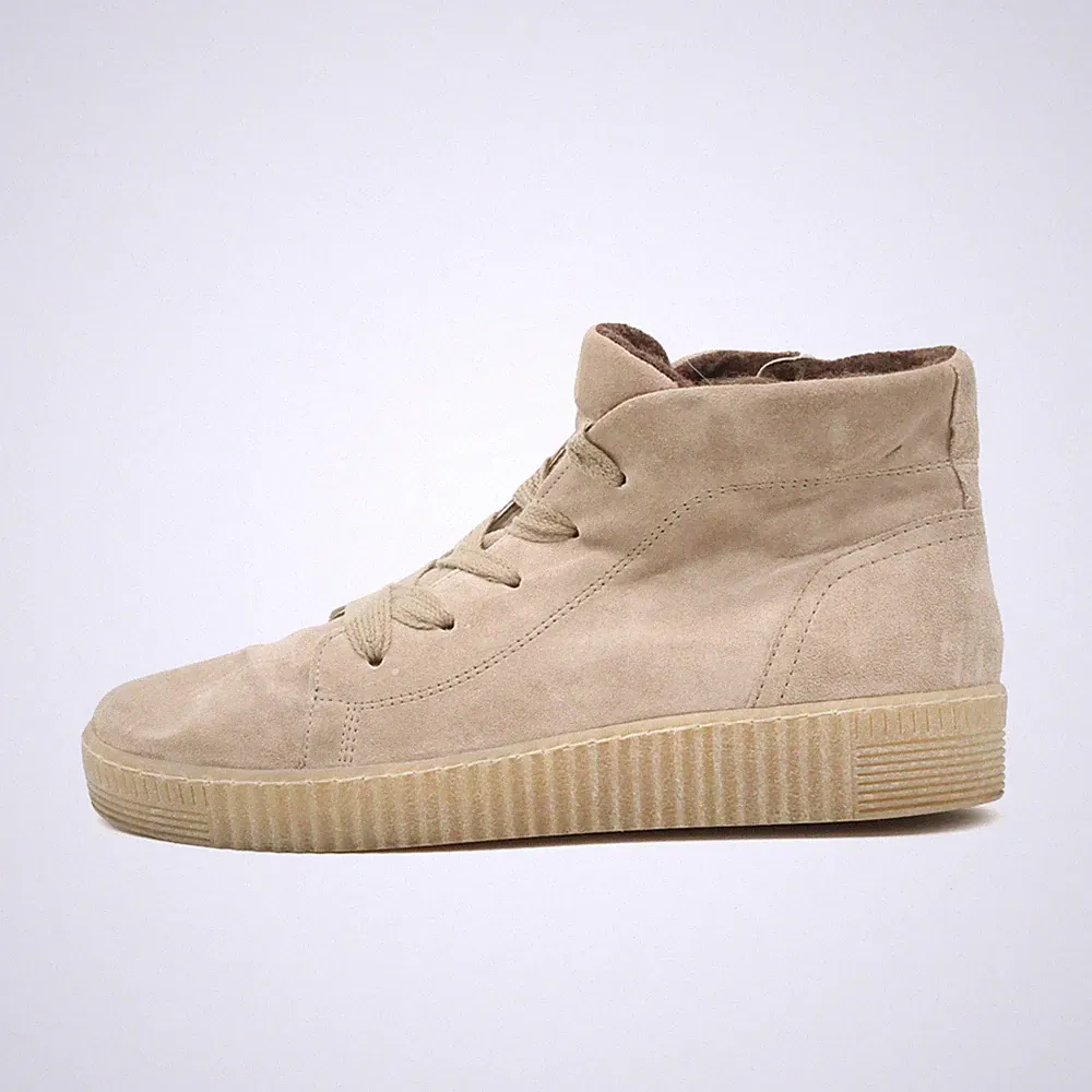 Gabor Damen High-Top Warmfutter Sneaker Beige Winter High-Top-Sneaker EU 40
