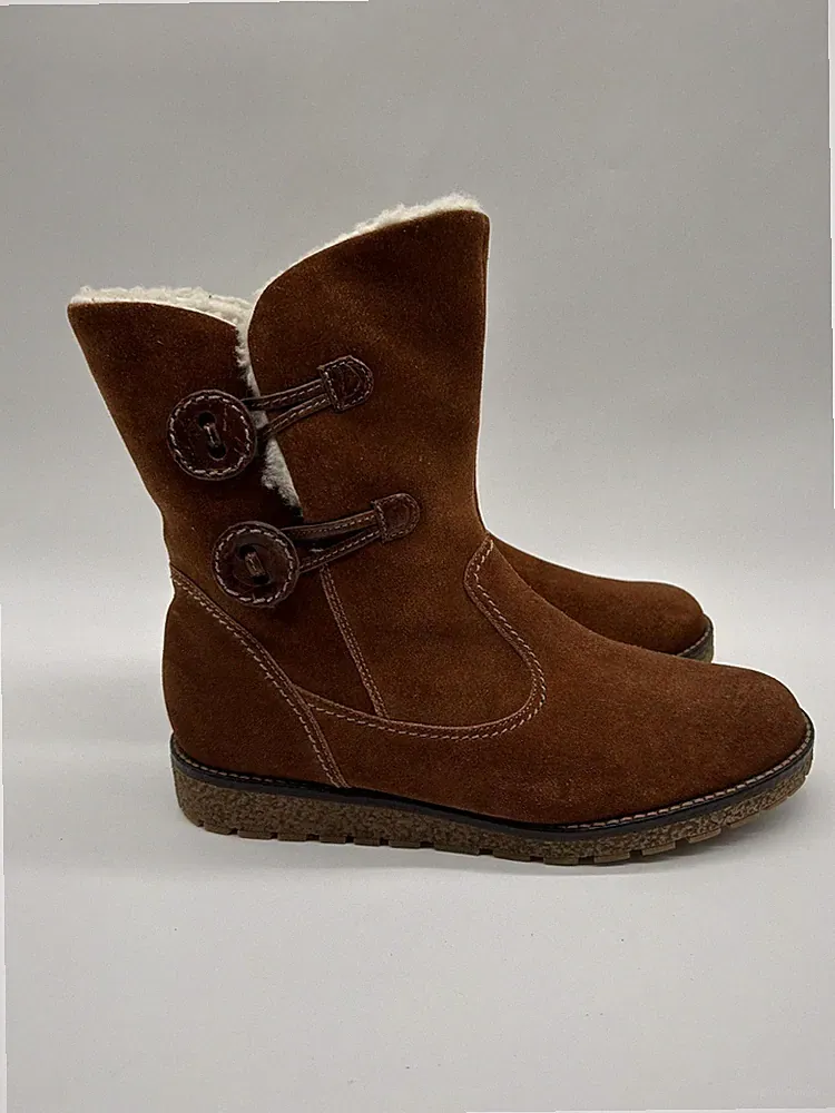 Gabor Damen Schneestiefel Braun Gefüttert EUR 39