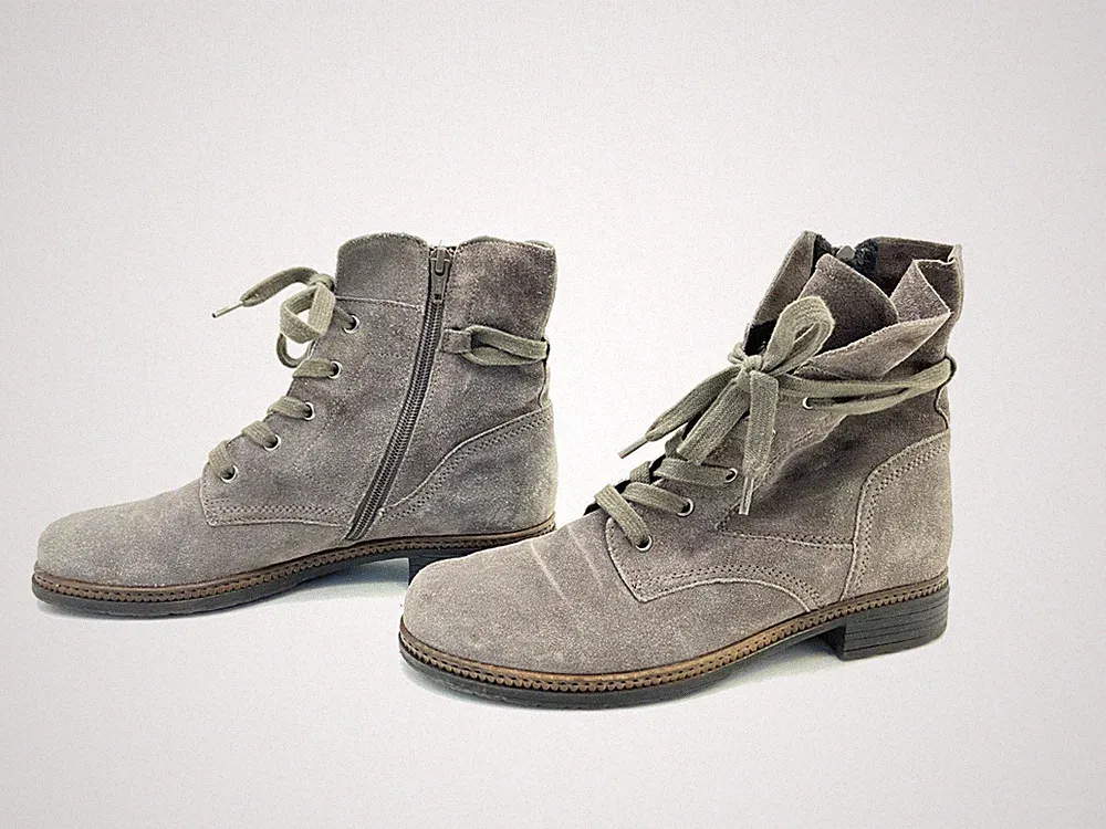 Gabor Damen Stiefel Stiefelette Ankle Boots Grau Gr. 38,5 (UK 5,5)