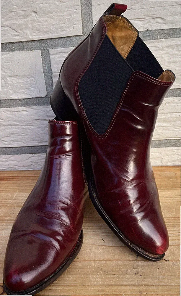 Gabor-Damen Stiefelette-Leder-weinrot-Größe 5,5 (EU 38,5)