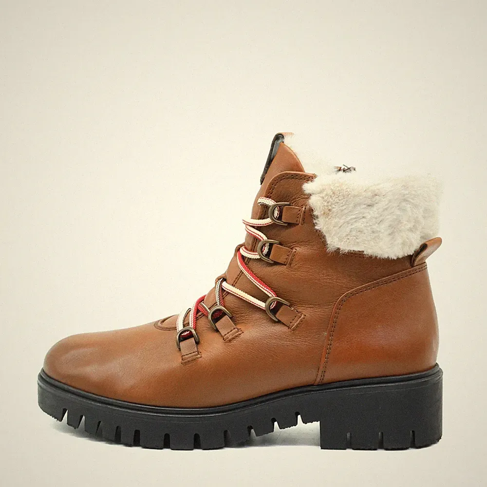 Gabor Damen Winterstiefel Stiefel Braun Leder Comfort Wanderstiefel EU 37,5